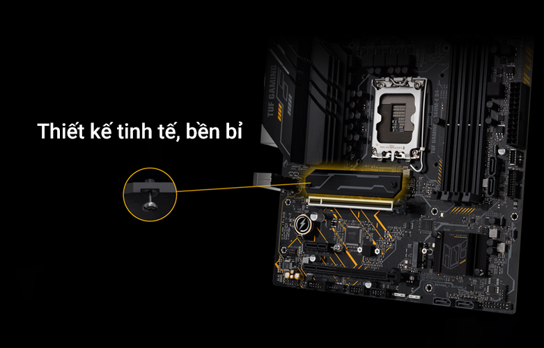 Mainboard ASUS TUF GAMING B660M-E D4 | Thiết kế tinh tế bền bỉ