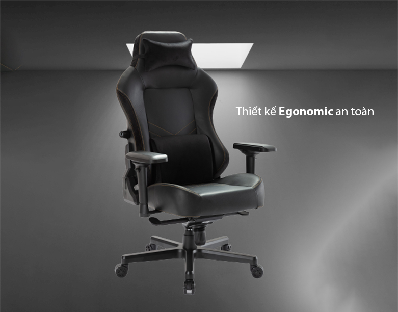 Ghế gaming E-dra Champion EGC2022 Lux | Thiết kế Egonomic an toàn