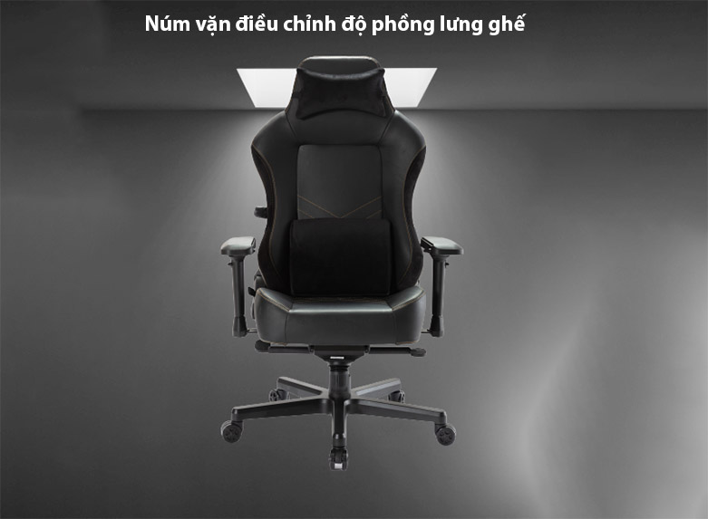 Ghế gaming E-dra Champion EGC2022 Lux | Núm vặn điều chỉnh độ phồng lưng ghế