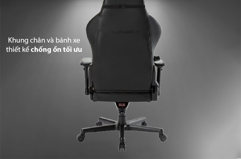 Ghế gaming E-dra Champion EGC2022 Lux | Khung chân và bánh xe thiết kế chống ồn