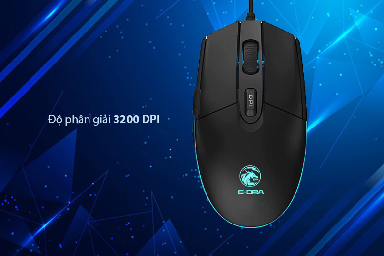 Chuột gaming E-dra EM6102 | Độ phân giải 3200 DPI