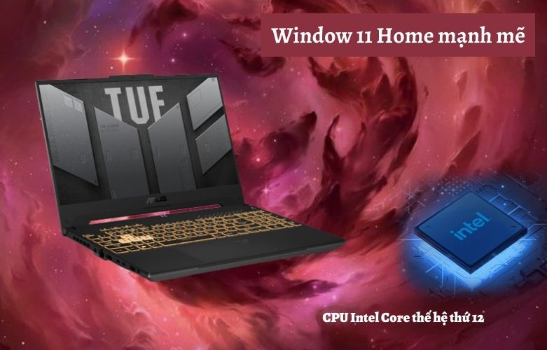 Asus TUF Gaming FX507ZM-HN123W | Windows 11 home mạnh mẽ