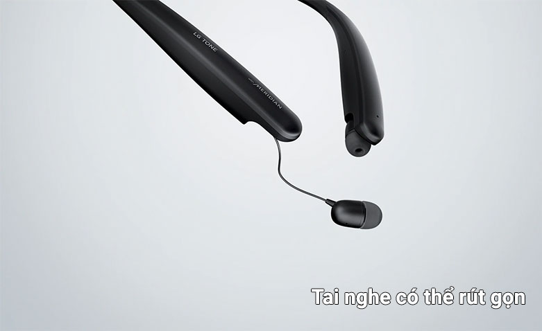 Tai nghe Bluetooth LG HBS-SL5 (Đen) |  Tai nghe có thể rút gọn