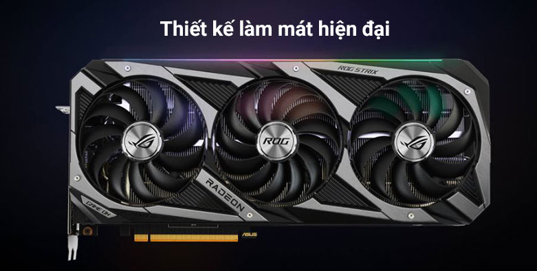 Card màn hình ASUS ROG STRIX Radeon RX 6800 16GB | Thiết kế làm mát hiện đại