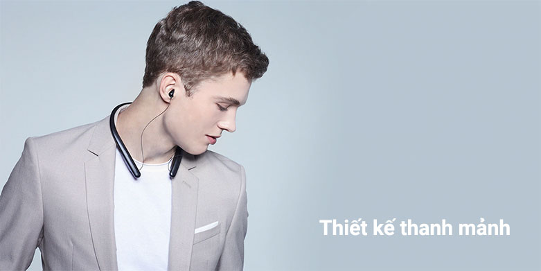 Tai nghe Bluetooth LG HBS-SL5 (Đen) |  Thiết kế thanh mảnh