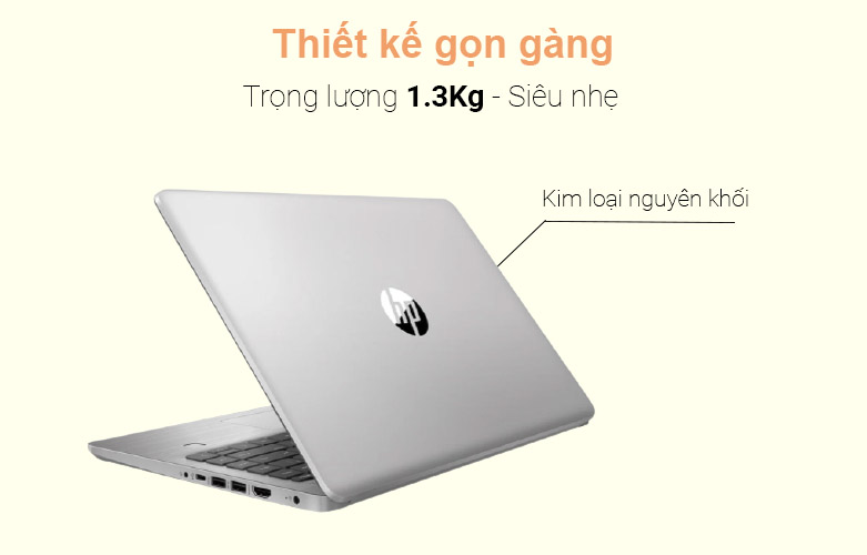 Laptop HP 340s G7 224L0PA | Thiết kế gọn gàng