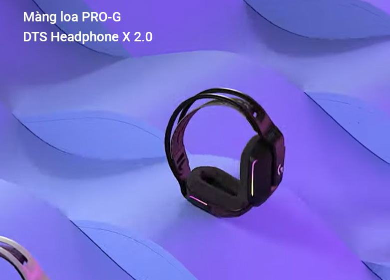 Tai nghe gaming Logitech G733 Lightspeed RGB (Đen) | Màng loa Pro - G