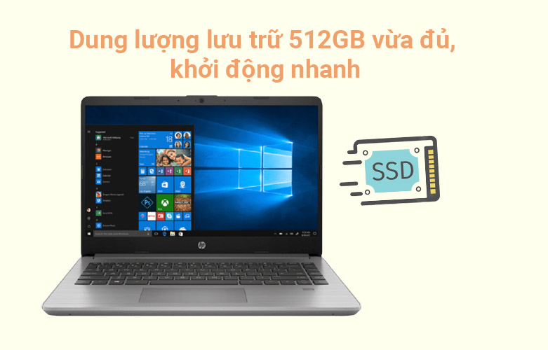 Laptop HP 340s G7 224L0PA | Dung lượng vừa đủ