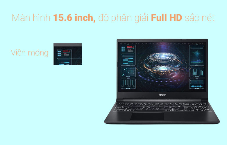 Laptop Acer Aspire 7 A715-41G-R150 | Màn hình 15.6 inch