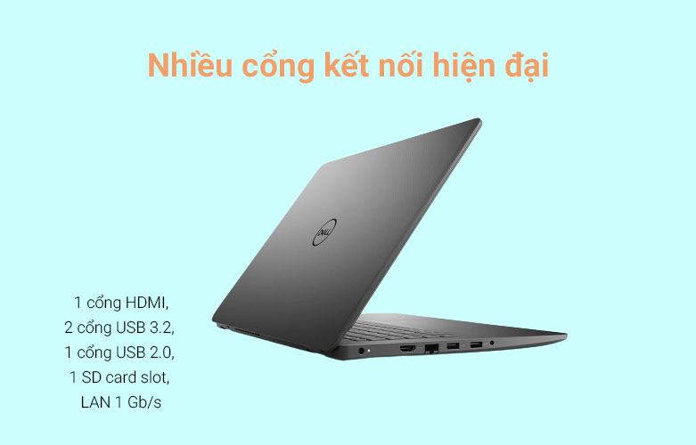 Laptop Dell Vostro 14 3405 (3405-V4R53500U001W) | Nhiều cổng kết nối