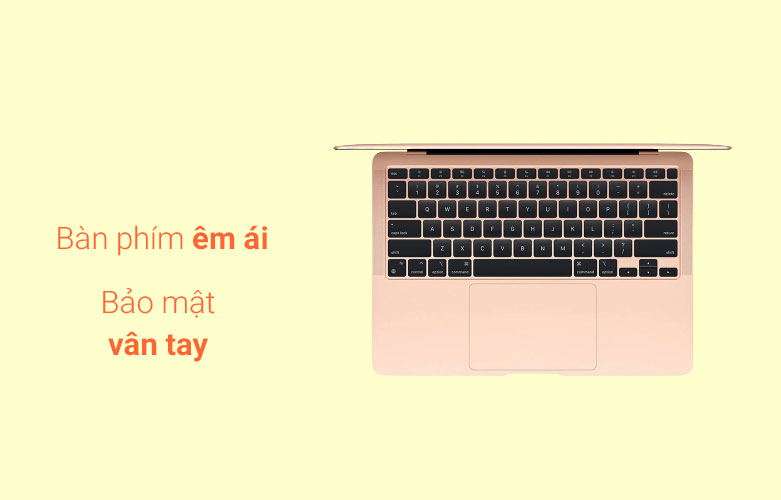 MacBook Air 2020 13.3" MGNE3SA/A | Bàn phím êm ái
