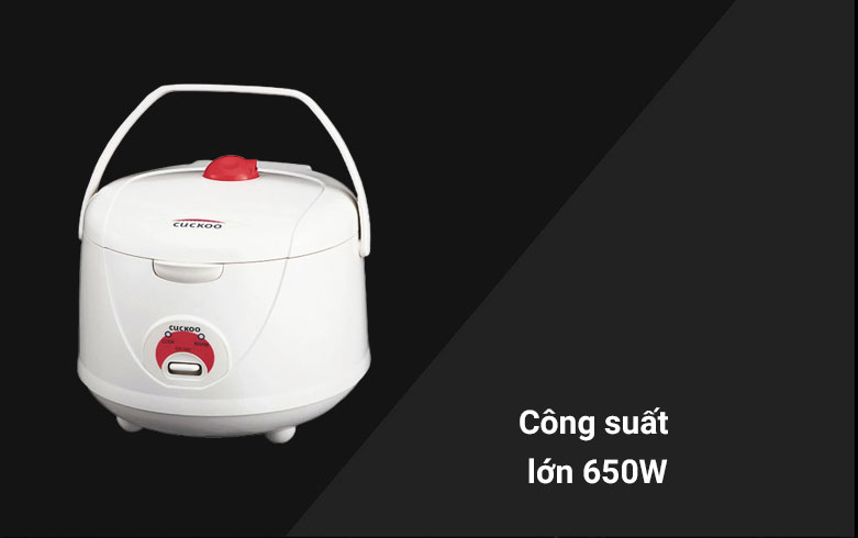 Nồi cơm điện Cuckoo CR-1021 1.8 lít | Công suất lớn 650W