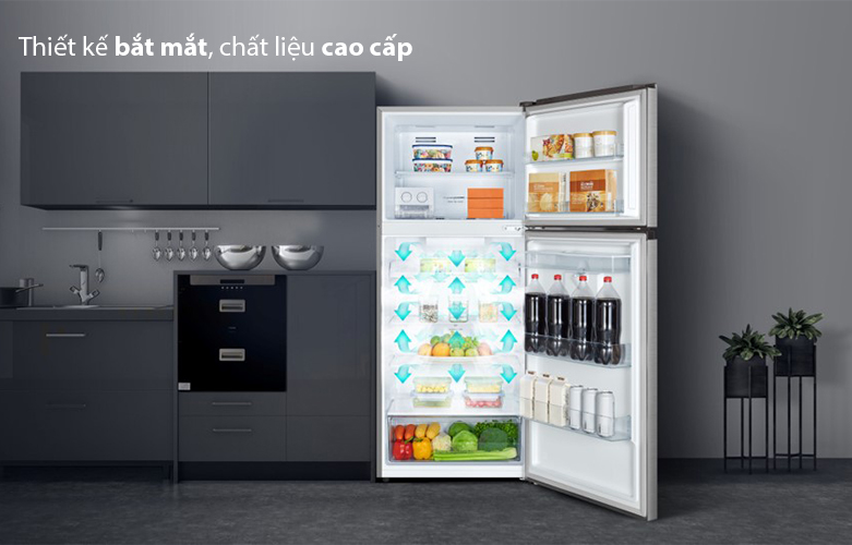 Tủ lạnh Casper 2 cửa ngăn đông trên 240L RT-258VG | Thiết kế bắt mắt