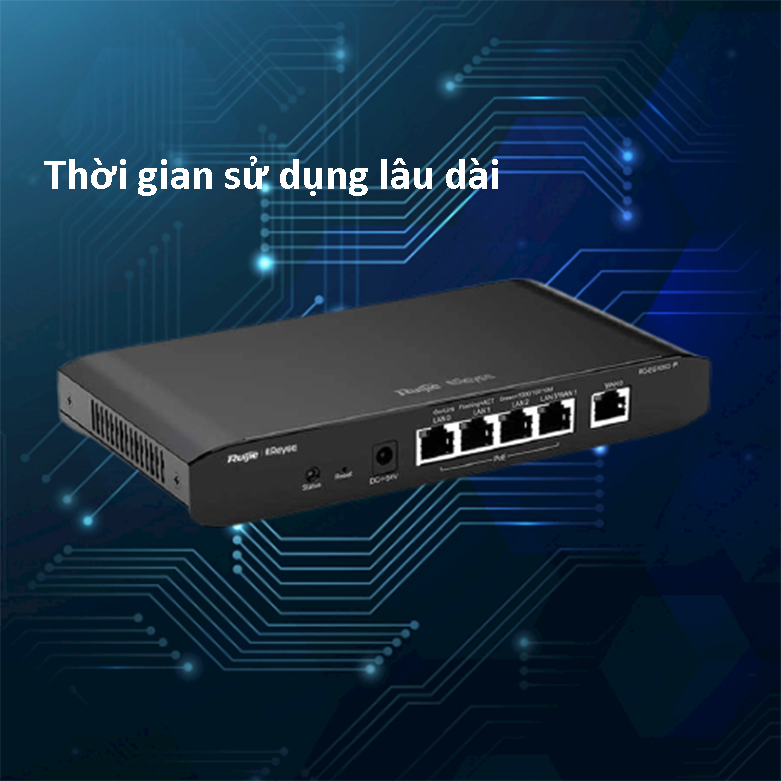 Thiết bị Switch Ruijie Reyee RG-EG105G-P | Thời gian sử dụng lâu dài