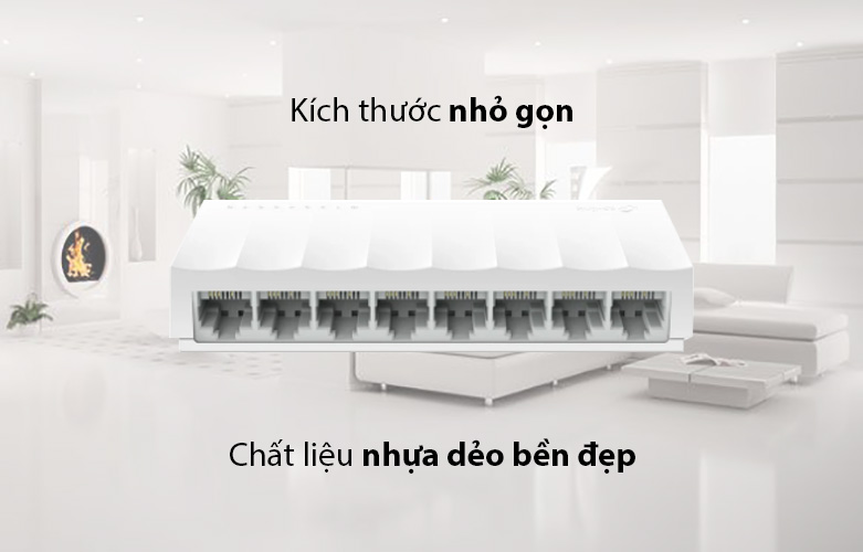 Thiết bị Switch TP-Link LS1008 | Kích thước nhỏ gọn