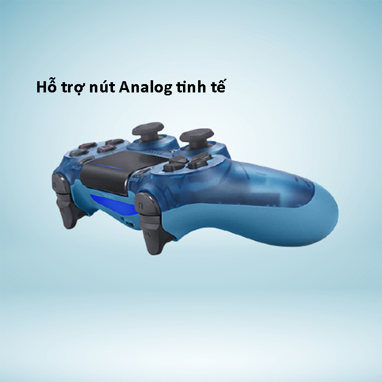 GamePad Sony Playstation PS4 DUALSHOCK 4 (Xanh pha lê) (CUH-ZCT2G 19) | Hỗ trợ nút Analog tinh tế