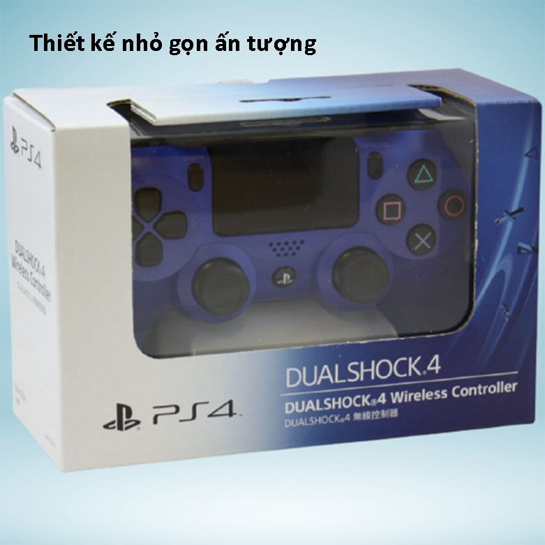 GamePad Sony Playstation PS4 DUALSHOCK 4 (Xanh pha lê) (CUH-ZCT2G 19) | Thiết kế nhỏ gọn ấn tượng