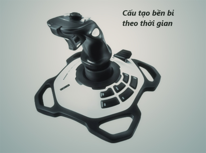 Tay cầm Game pad Logitech Extreme 3D Pro | Cấu tạo bền bỉ theo thời gian