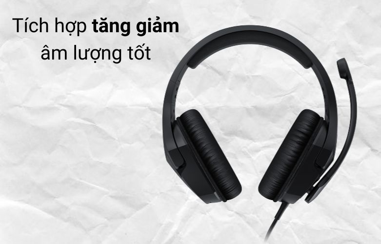 Tai nghe HyperX Cloud Stinger | Tích hopwj tăng giảm âm lượng