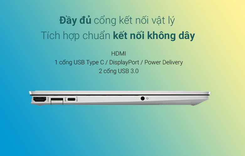 Máy tính xách tay HP Pavilion Aero 13-be0229AU | Đầy đủ cổng kết nối