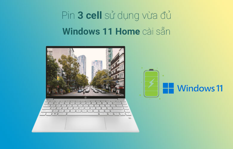 Máy tính xách tay HP Pavilion Aero 13-be0229AU | Dung lượng pin ổn định