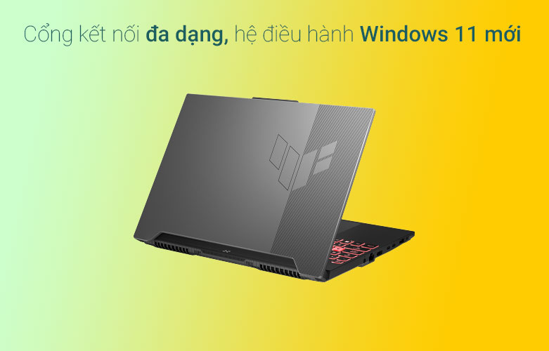 Laptop Asus TUF Gaming FA507RM-HN018W | Đa dạng cổng kết nối