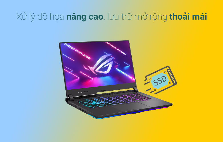 Laptop Asus Rog Strix G15 G513IE-HN192W | Xử lý đồ họa nâng cao