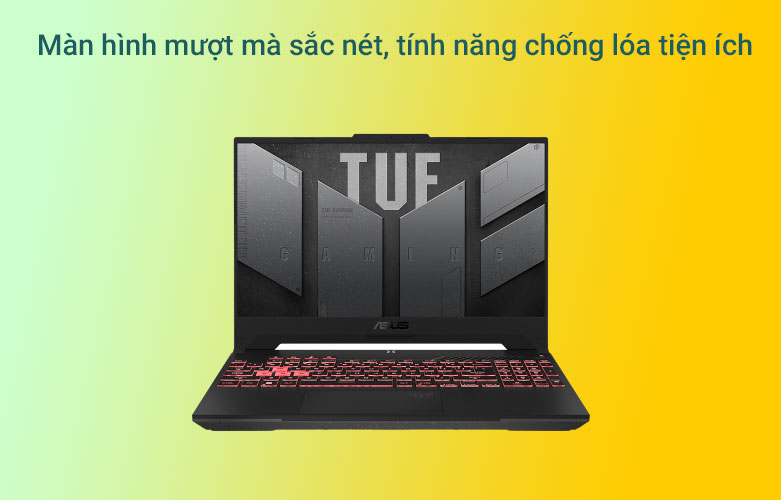 Laptop Asus TUF Gaming FA507RM-HN018W | Màn hình sắc nét