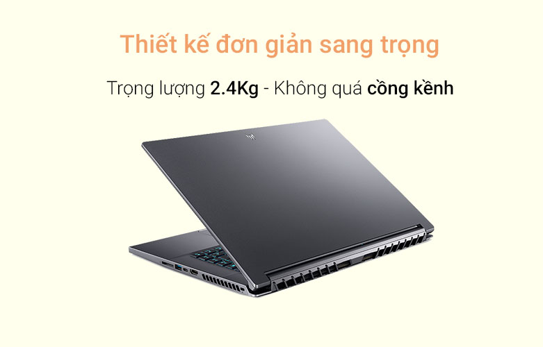 Máy tính xách tay Acer Predator Triton 500 | Thiết kế đơn giản sang trọng