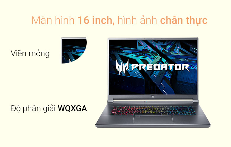 Máy tính xách tay Acer Predator Triton 500 | Màn hình 16inch ấn tượng