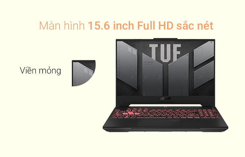 Laptop ASUS TUF Gaming FA507RR-HN835W  | Màn hình full HD