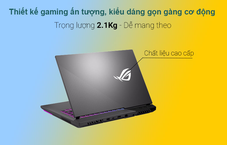 Laptop Asus Rog Strix G15 G513IE-HN192W | Thiết kế gaming ấn tượng