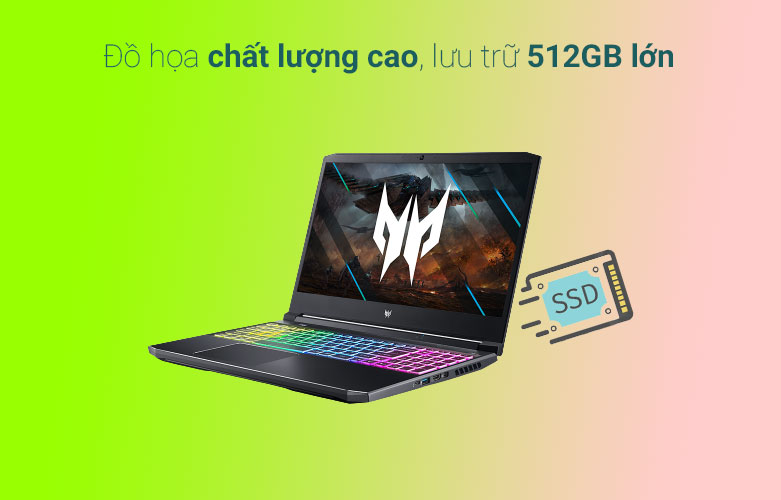 Laptop Acer PH315-54-99S6 Predator Helios 300 | Đồ họa chất lượng cao