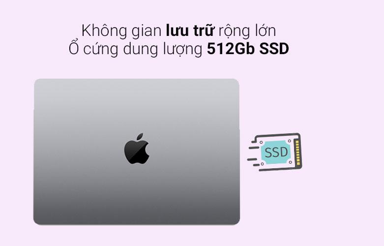 MacBook Pro 14 inch Z15G001MP - Dung lượng lưu trữ lớn