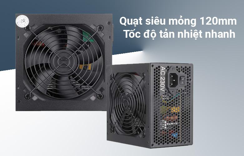 Nguồn máy tính Segotep SG - 650A - 550W - 80 Plus | Quạt siêu mỏng