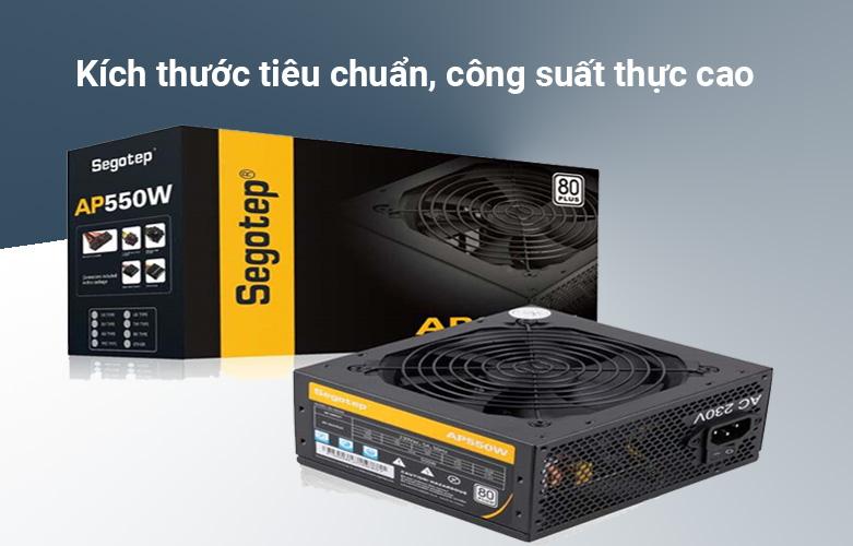Nguồn máy tính Segotep SG - 650A - 550W - 80 Plus | Kích thước tiêu chuẩn