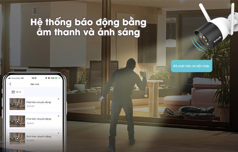 Camera Tenda CT6 - Báo động bằng ánh sáng