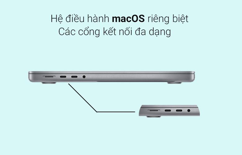  MacBook Pro 14 inch Z15H000VQ - Đa dạng cổng kết nối