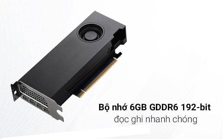 Card màn hình LeakTek RTX A2000 6GB GDDR6 900-5G192-2500-000 | Bộ nhớ đọc ghi nhanh chóng