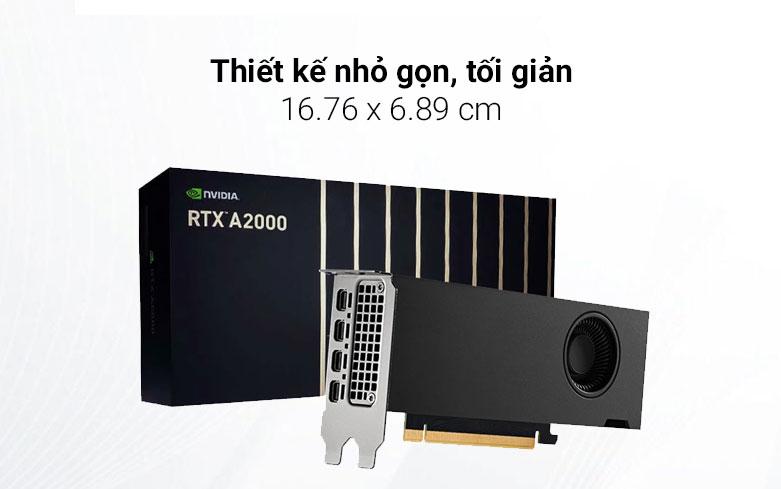 Card màn hình LeakTek RTX A2000 6GB GDDR6 900-5G192-2500-000 | Thiết kế nhỏ gọn mạnh mẽ