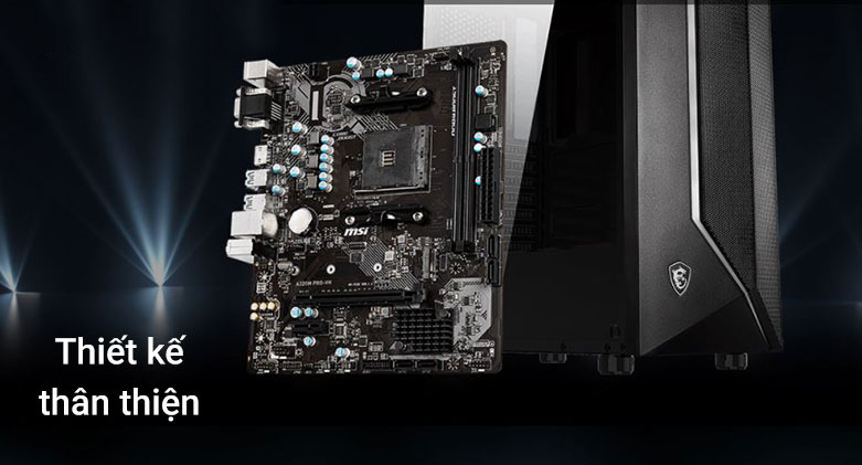 Bo mạch chính/ Mainboard MSI A320M PRO-VH| Thiết kế thân thiện