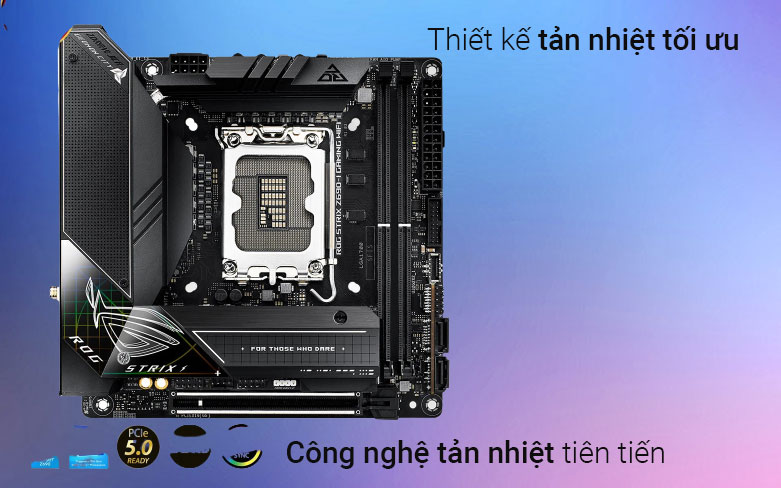 Mainboard ASUS ROG STRIX Z690-I GAMING WIFI | Thiết kế tản nhiệt tối ưu