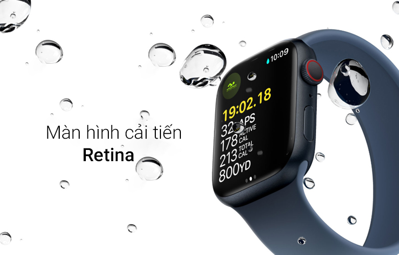 Apple Watch Series 7 GPS + Cellular, 45mm Green | Màn hình cải tiến Retina