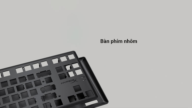 Bàn phím Kingston HyperX Alloy Origins Core RGB | Khung nhôm chắc chắn