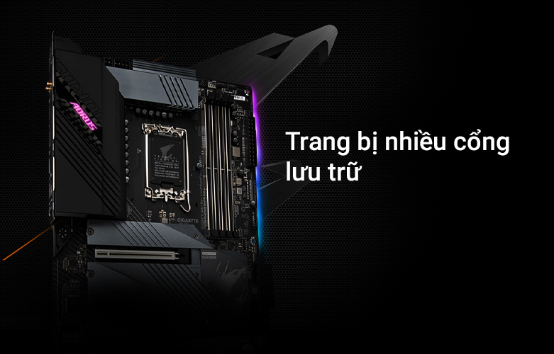 Bo mạch chính/ Mainboard Gigabyte Z690 A ELITE AX DDR4 | Trang bị nhiều cổng lưu trữ