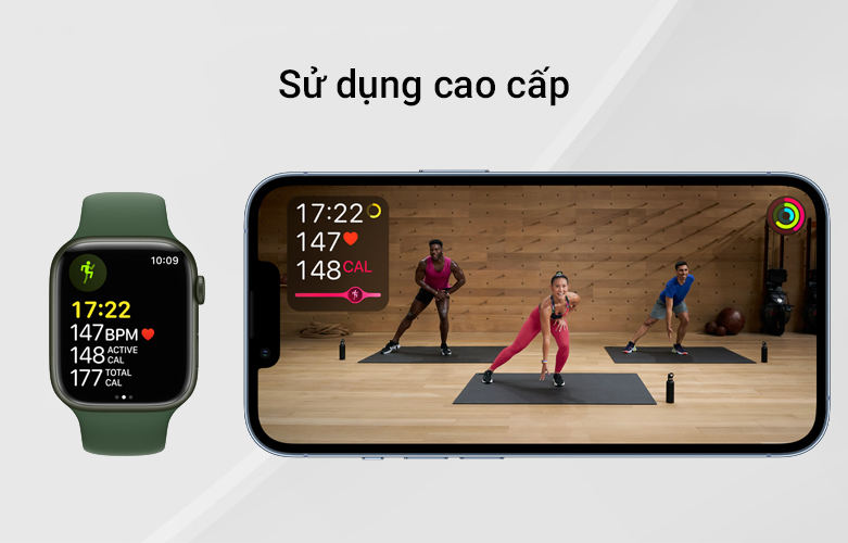 Apple Watch Series 7 GPS + Cellular, 45mm Green | Sử dụng cao cấp