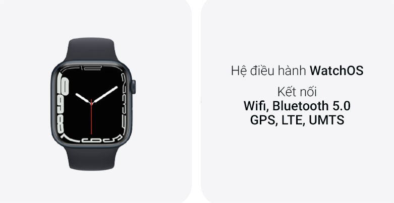 Apple Watch Series 7 GPS + Cellular, 45mm Midnight | Theo dõi tình trạng sức khỏe