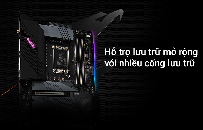 Bo mạch chính/ Mainboard Gigabyte Z690 AORUS ELITE DDR4 | Lưu trữ mở rộng