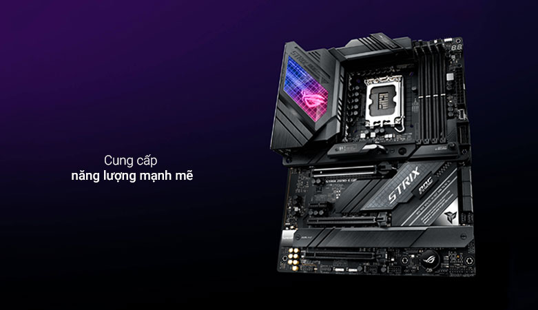 Mainboard ASUS ROG STRIX Z690-E GAMING WIFI| Cung cấp năng lượng mạnh mẽ