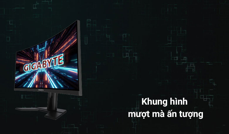 Màn hình LCD 27'' GIGABYTE G27FC A-AP -EK | Khung hình mượt mà ấn tượng